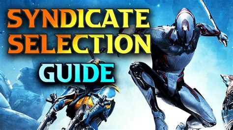 best syndicates to join|r/Warframe on Reddit: Which syndicate should I join or should I even.